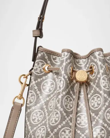 Tory Burch T Monogram Coated Canvas Bucket Bag | Thumbnail 6