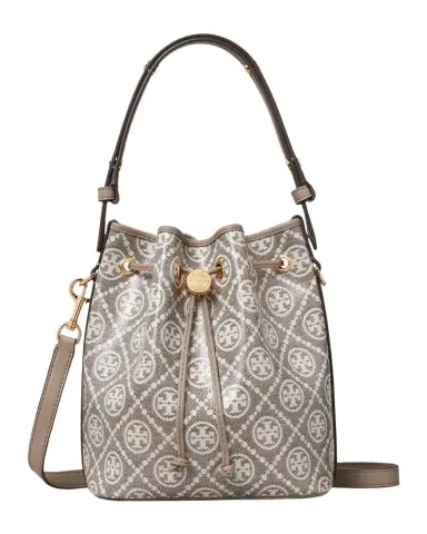 Tory Burch T Monogram Coated Canvas Bucket Bag | Thumbnail 1