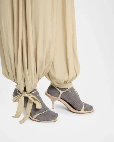Chloé Balloon Trousers with Tie Details | Thumbnail 4 Chloé Balloon Trousers with Tie Details | Thumbnail 4