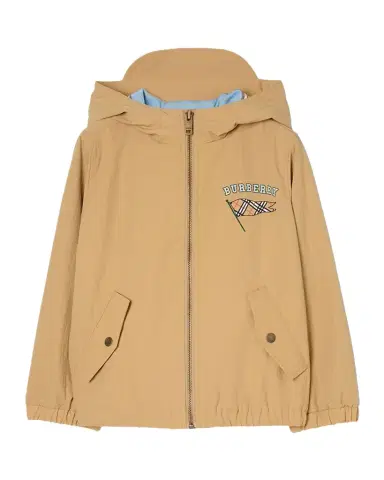 Burberry Boy's Jonas Flag Nylon Hooded Jacket | Thumbnail 1