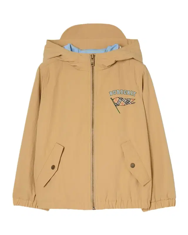 Burberry Boy 's Jonas Flag Nylon Hooded Jacket, Size 4-14