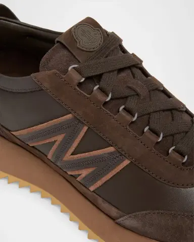 Moncler Men's Pacey2 Suede & Nubuck Low-Top Sneakers | Thumbnail 5 Moncler Men's Pacey2 Suede & Nubuck Low-Top Sneakers | Thumbnail 5