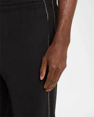 Burberry Men's Side Check-Piping Cotton Sweatpants | Thumbnail 4 Burberry Men's Side Check-Piping Cotton Sweatpants | Thumbnail 4