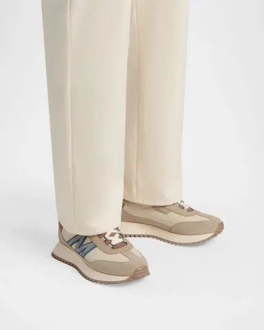 Moncler Men's Pacey2 Suede and Nubuck Low-Top Sneakers | Thumbnail 2