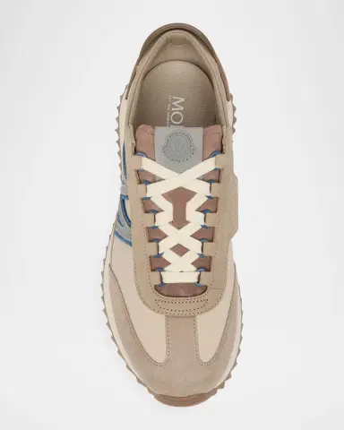 Moncler Men's Pacey2 Suede and Nubuck Low-Top Sneakers | Thumbnail 6
