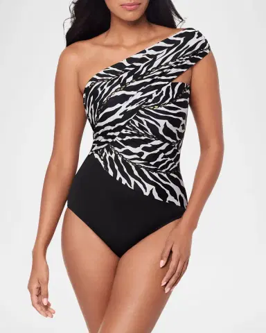 Magicsuit Sand Tracks Goddess Convertible One-Piece Swimsuit | Thumbnail 2 Magicsuit Sand Tracks Goddess Convertible One-Piece Swimsuit | Thumbnail 2