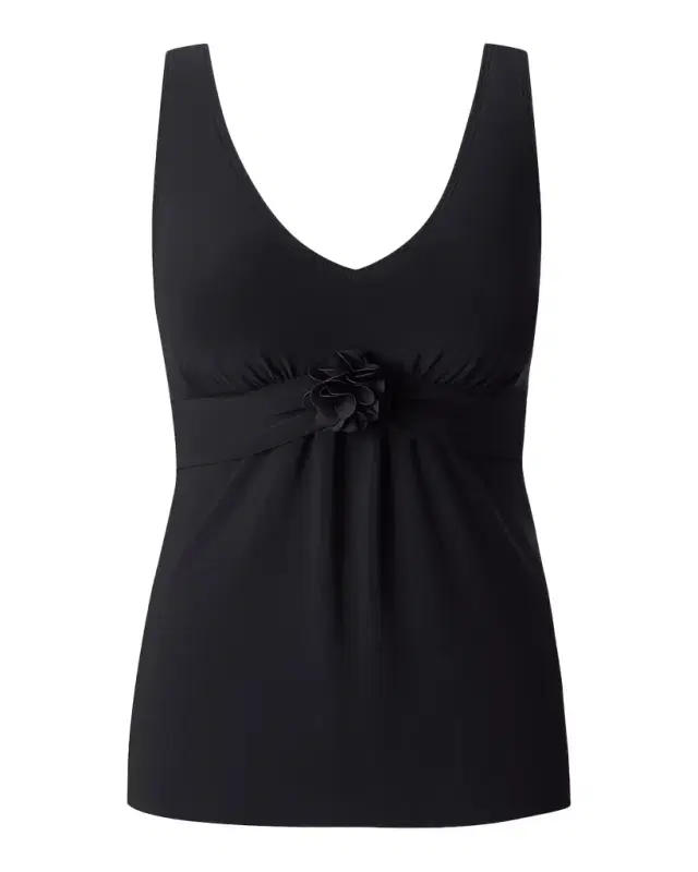 Solid Hadee Tankini Swim Top