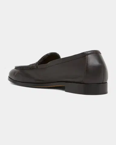 Bottega Veneta Men's Silenzio Intrecciato Napa Leather Loafers | Thumbnail 3 Bottega Veneta Men's Silenzio Intrecciato Napa Leather Loafers | Thumbnail 3