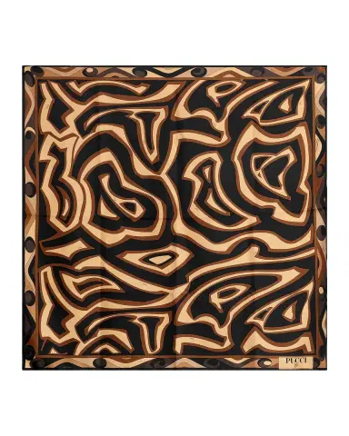 PUCCI Passepartout Silk Twill Foulard Scarf | Thumbnail 2 PUCCI Passepartout Silk Twill Foulard Scarf | Thumbnail 2