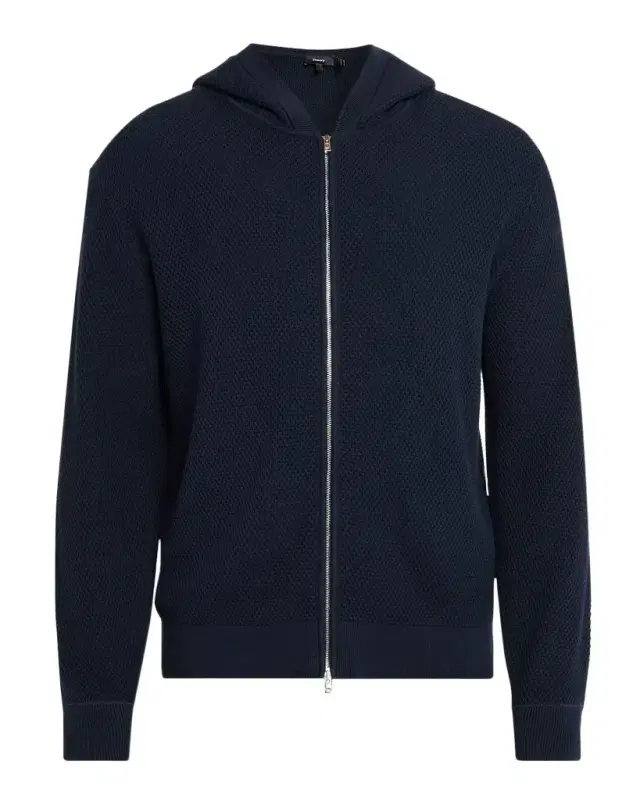 Theory Men 's Mhylo Cotton Knit Full-Zip Hoodie