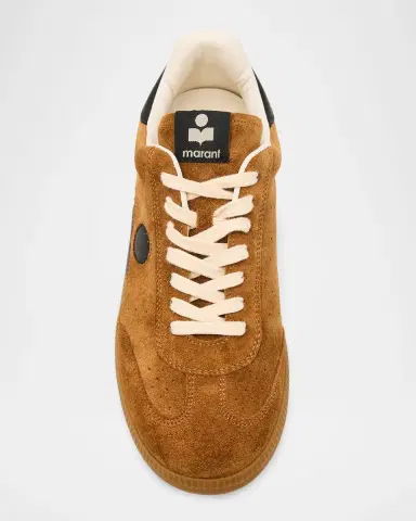 Isabel Marant Bryce Mixed Leather Low-Top Sneakers | Thumbnail 3 Isabel Marant Bryce Mixed Leather Low-Top Sneakers | Thumbnail 3