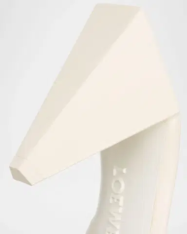 Loewe 85mm Origami Leather Slide Sandals | Thumbnail 4