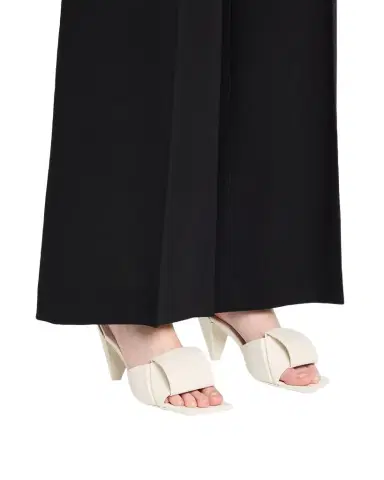 Loewe 85mm Origami Leather Slide Sandals | Thumbnail 1