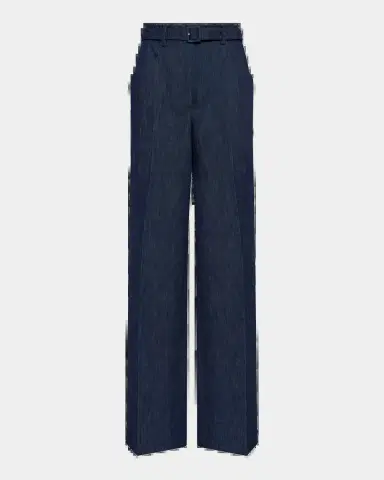 Gabriela Hearst Norman Belted Straight-Leg Pants | Thumbnail 2 Gabriela Hearst Norman Belted Straight-Leg Pants | Thumbnail 2