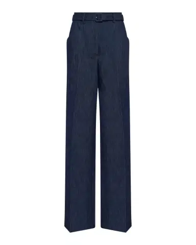 Gabriela Hearst Norman Belted Straight-Leg Pants | Thumbnail 1 Gabriela Hearst Norman Belted Straight-Leg Pants | Thumbnail 1
