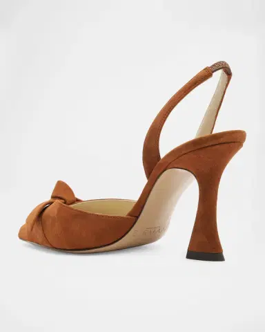 Alexandre Birman 85mm Clarita Suede Slingback Pumps | Thumbnail 3 Alexandre Birman 85mm Clarita Suede Slingback Pumps | Thumbnail 3