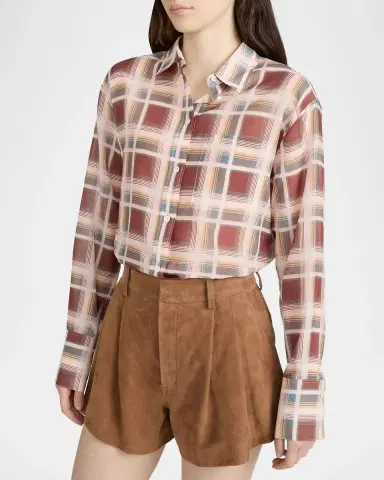 Frame The Plaid Boy Shirt | Thumbnail 6 Frame The Plaid Boy Shirt | Thumbnail 6