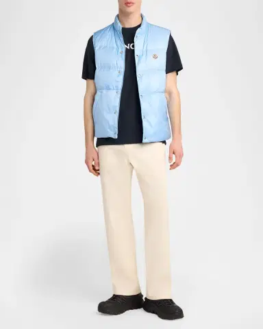 Moncler Men's Logo Short-Sleeve T-Shirt | Thumbnail 2