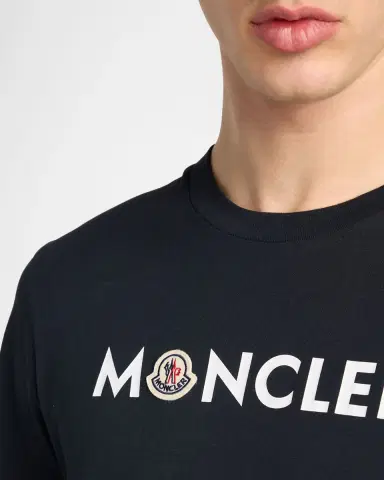 Moncler Men's Logo Short-Sleeve T-Shirt | Thumbnail 5