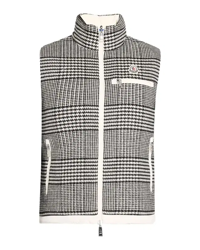 Moncler Men 's Gienah Reversible Wool-Blend Down Vest