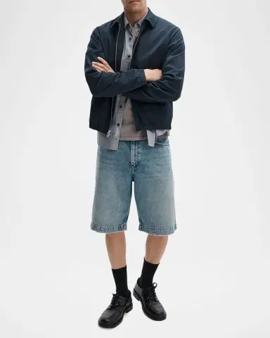 rag & bone Men's Sh-Aggy Wide-Leg Denim Shorts | Thumbnail 2 rag & bone Men's Sh-Aggy Wide-Leg Denim Shorts | Thumbnail 2