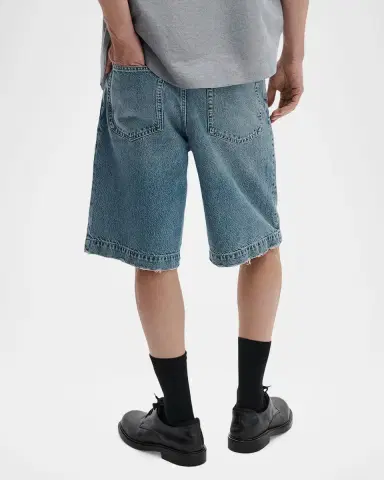 rag & bone Men's Sh-Aggy Wide-Leg Denim Shorts | Thumbnail 3 rag & bone Men's Sh-Aggy Wide-Leg Denim Shorts | Thumbnail 3