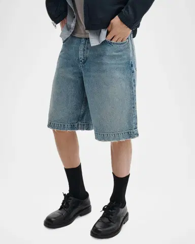 rag & bone Men's Sh-Aggy Wide-Leg Denim Shorts | Thumbnail 6 rag & bone Men's Sh-Aggy Wide-Leg Denim Shorts | Thumbnail 6