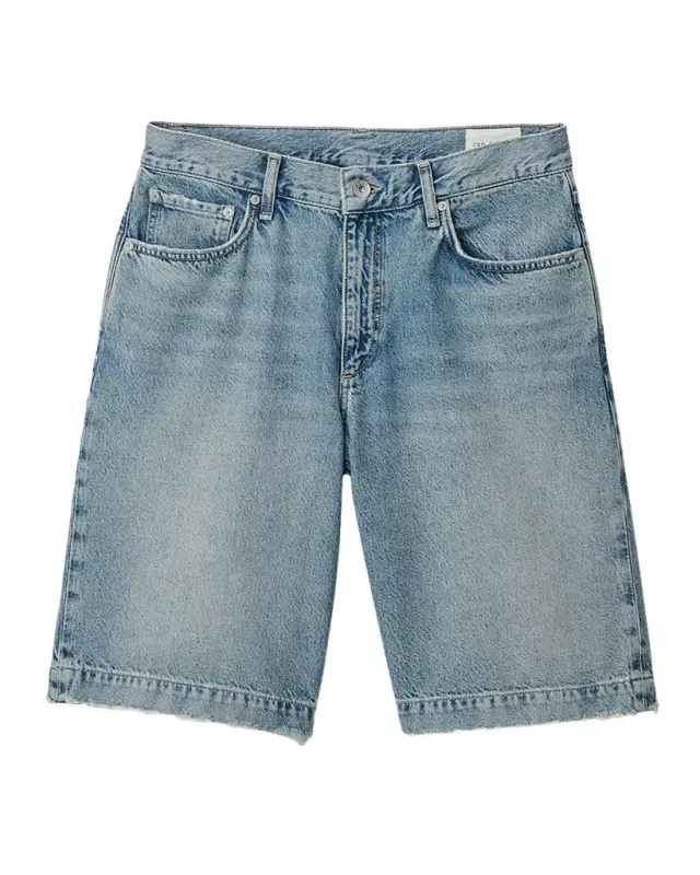 rag & bone Men 's Sh-Aggy Wide-Leg Denim Shorts