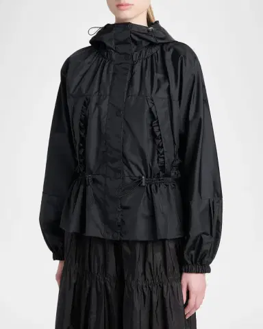 Moncler Genius Imaginaire Canvas Short Parka | Thumbnail 4 Moncler Genius Imaginaire Canvas Short Parka | Thumbnail 4