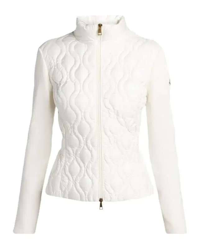 Moncler Cotton Padded Zip-Up Cardigan