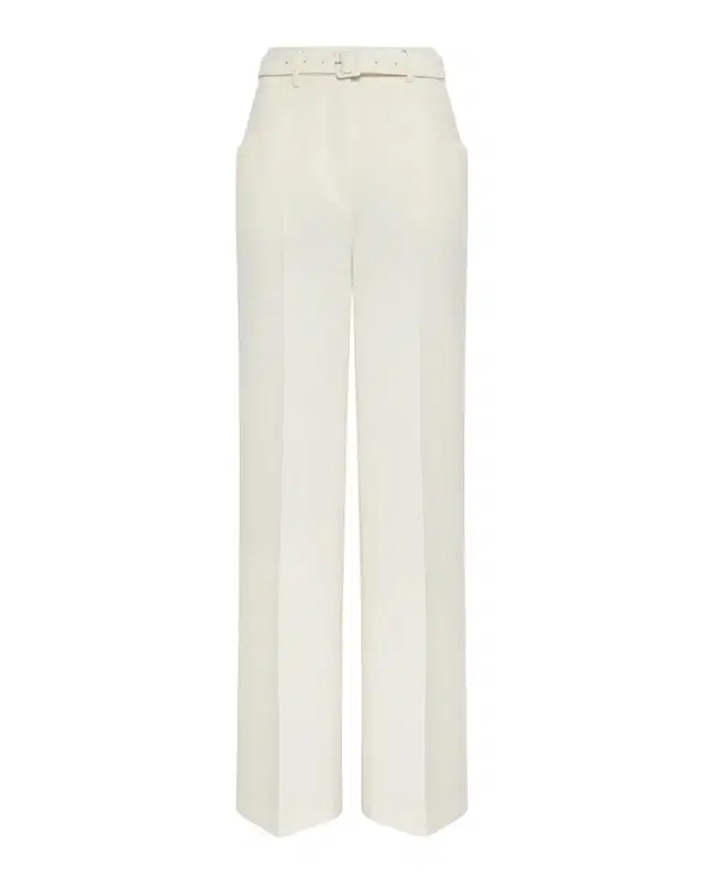 Gabriela Hearst Norman Belted Wide-Leg Pants