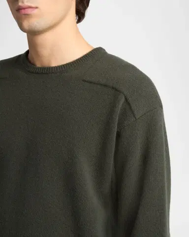 Jil Sander Men's Wool-Blend Crewneck Sweater | Thumbnail 5 Jil Sander Men's Wool-Blend Crewneck Sweater | Thumbnail 5
