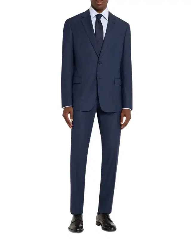 Giorgio Armani Men 's Soft Line Chevron Single-Breasted Suit