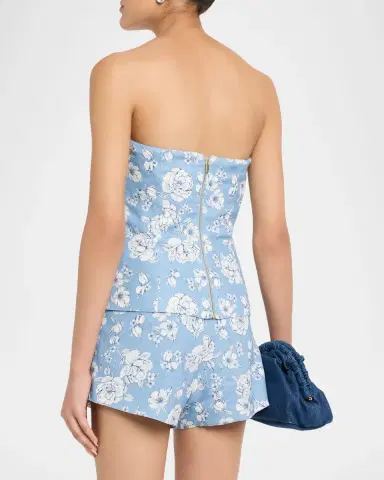 Generation Love Quinn Linen Bustier | Thumbnail 3 Generation Love Quinn Linen Bustier | Thumbnail 3