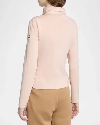 Moncler Cotton Padded Zip-Up Cardigan | Thumbnail 3
