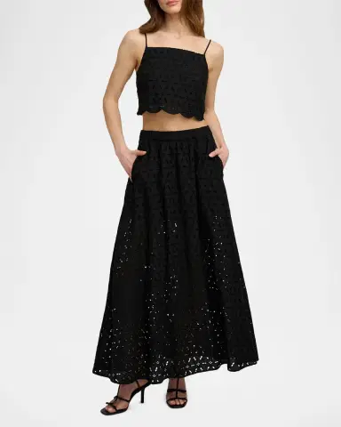 Favorite Daughter The Pretty Please Cotton Eyelet Top | Thumbnail 2 Favorite Daughter The Pretty Please Cotton Eyelet Top | Thumbnail 2