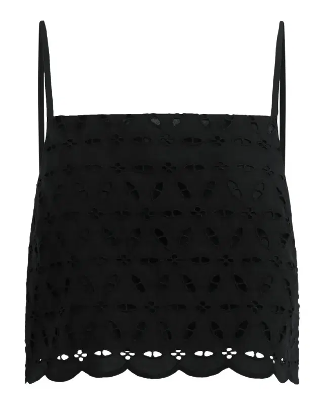 Favorite Daughter The Pretty Please Cotton Eyelet Top