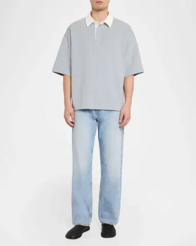 Frame Men's Relaxed Light Wash Jeans | Thumbnail 2 Frame Men's Relaxed Light Wash Jeans | Thumbnail 2