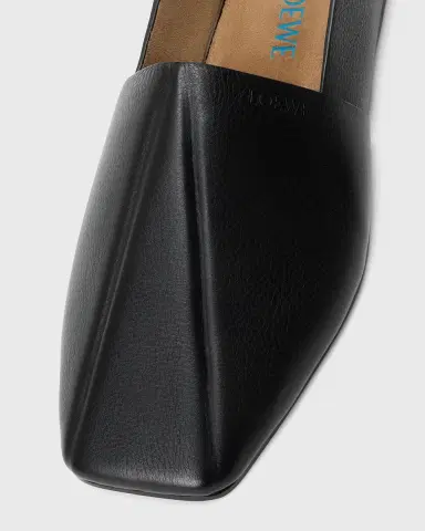 Loewe Men's Origami Leather Square-Toe Slippers | Thumbnail 2 Loewe Men's Origami Leather Square-Toe Slippers | Thumbnail 2