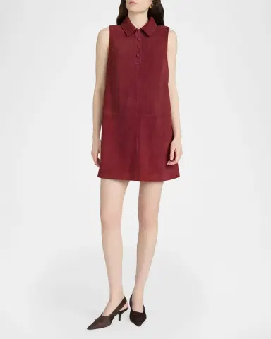 Frame The Suede City Mini Shift Dress | Thumbnail 2 Frame The Suede City Mini Shift Dress | Thumbnail 2