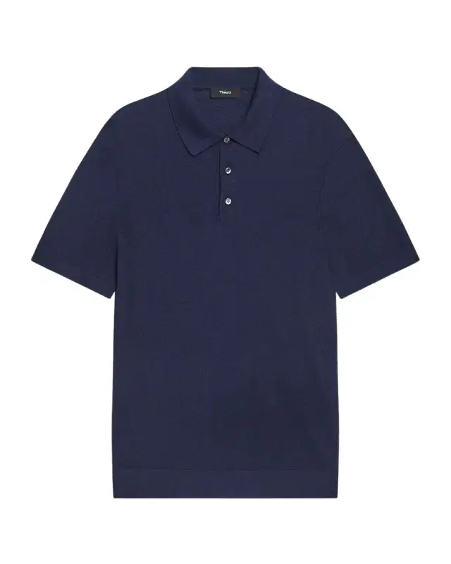 Theory Men 's Silk-Cotton Polo Shirt