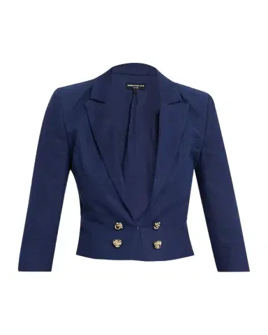 Generation Love Emmeline Cropped Linen Blazer | Thumbnail 1 Generation Love Emmeline Cropped Linen Blazer | Thumbnail 1