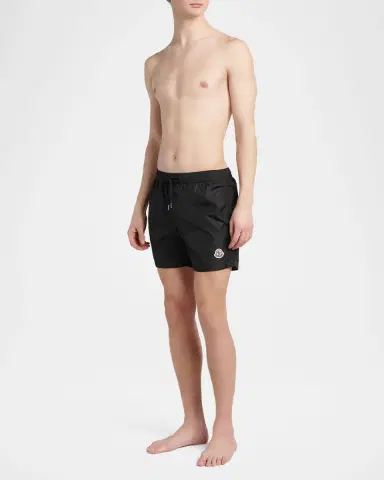 Moncler Men's Drawstring Swim Shorts | Thumbnail 2