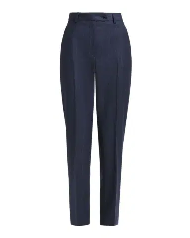 Kiton Striped Wool-Cashmere Trousers | Thumbnail 1