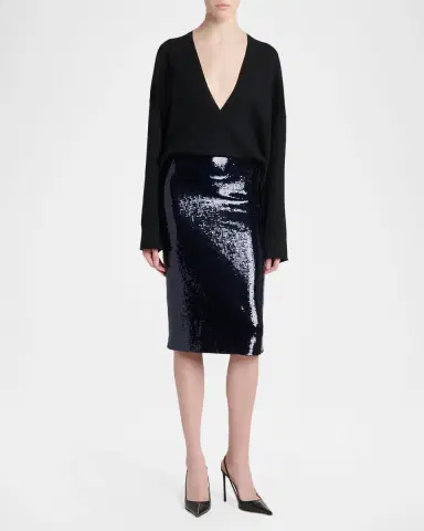 Tom Ford Sequined Pencil Skirt | Thumbnail 2 Tom Ford Sequined Pencil Skirt | Thumbnail 2
