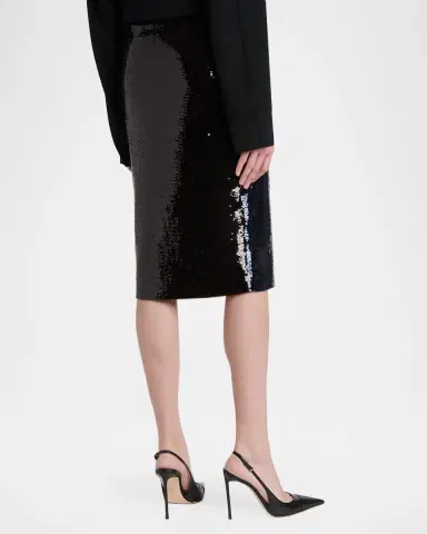 Tom Ford Sequined Pencil Skirt | Thumbnail 3 Tom Ford Sequined Pencil Skirt | Thumbnail 3