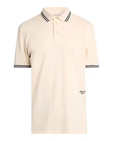 Moncler Men's Striped Cotton Pique Polo Shirt | Thumbnail 1 Moncler Men's Striped Cotton Pique Polo Shirt | Thumbnail 1