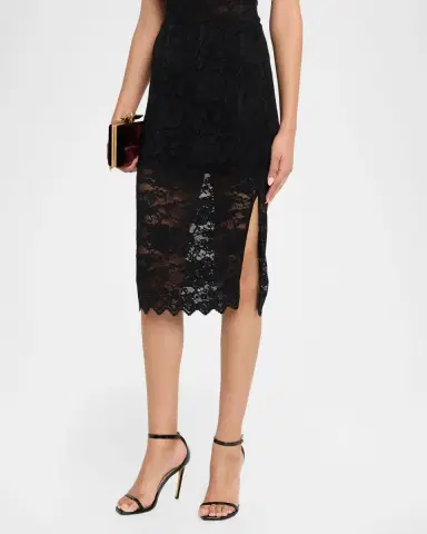 Generation Love Kiera Lace Midi Skirt | Thumbnail 4 Generation Love Kiera Lace Midi Skirt | Thumbnail 4