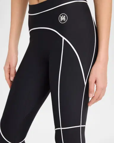 AMIRI MA Logo Contrast-Trim Leggings | Thumbnail 3 AMIRI MA Logo Contrast-Trim Leggings | Thumbnail 3