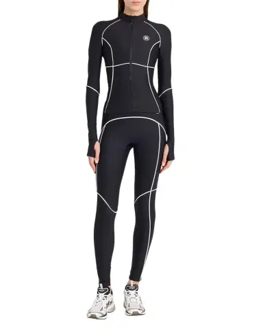 AMIRI MA Logo Contrast-Trim Leggings | Thumbnail 1 AMIRI MA Logo Contrast-Trim Leggings | Thumbnail 1